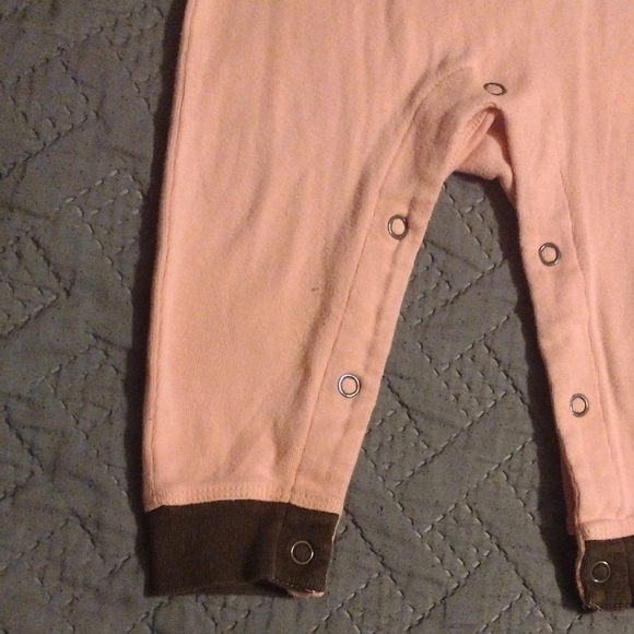 Hatley Pink and Brown Bear Bodysuit - Picture 5 of 8